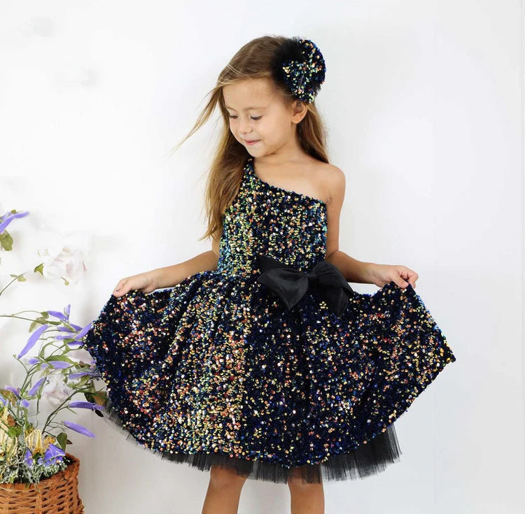 Laila Feestjurk - Zwart