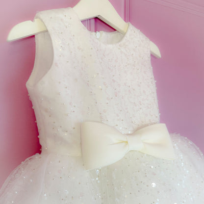 Luna Party Dress | White