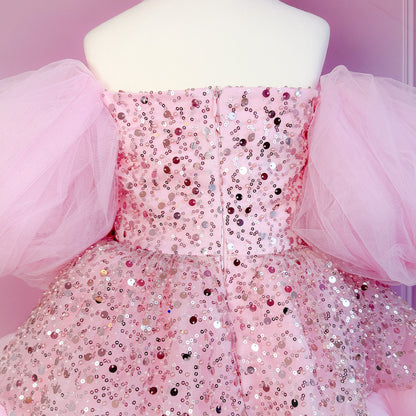 Lara Party Dress | Pink