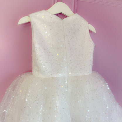 Luna Party Dress | White