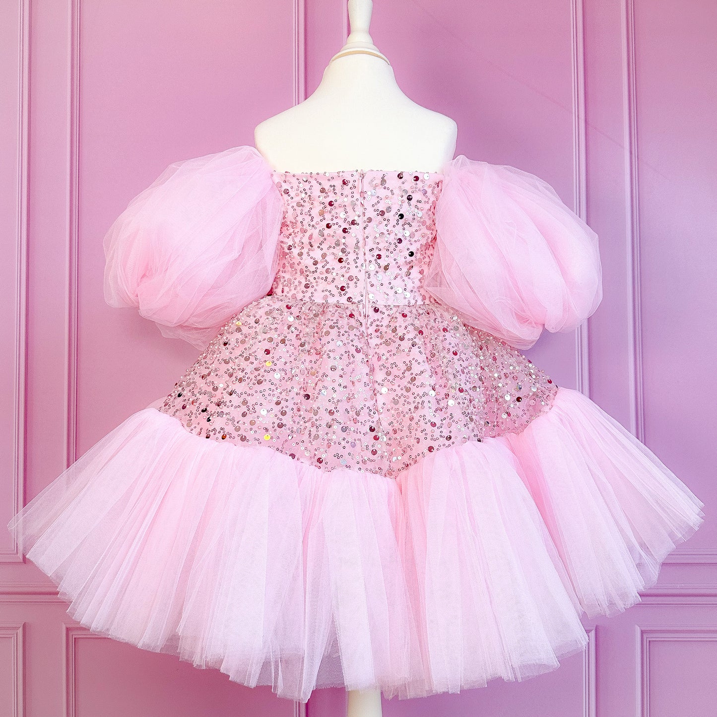 Lara Party Dress | Pink
