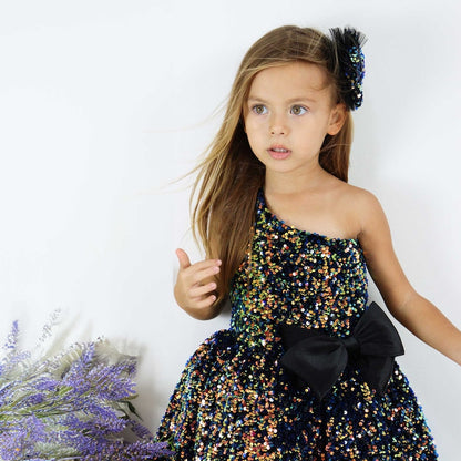 Laila Feestjurk - Zwart