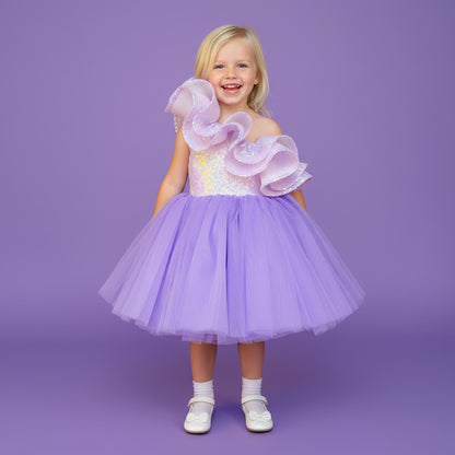 Barbie Feestjurk | Paars