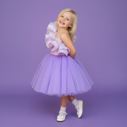 Barbie Feestjurk | Paars