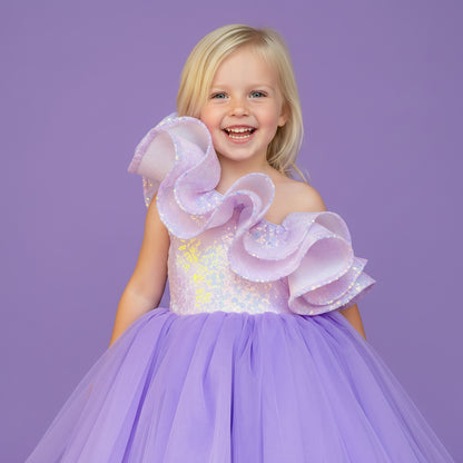 Barbie Feestjurk | Paars