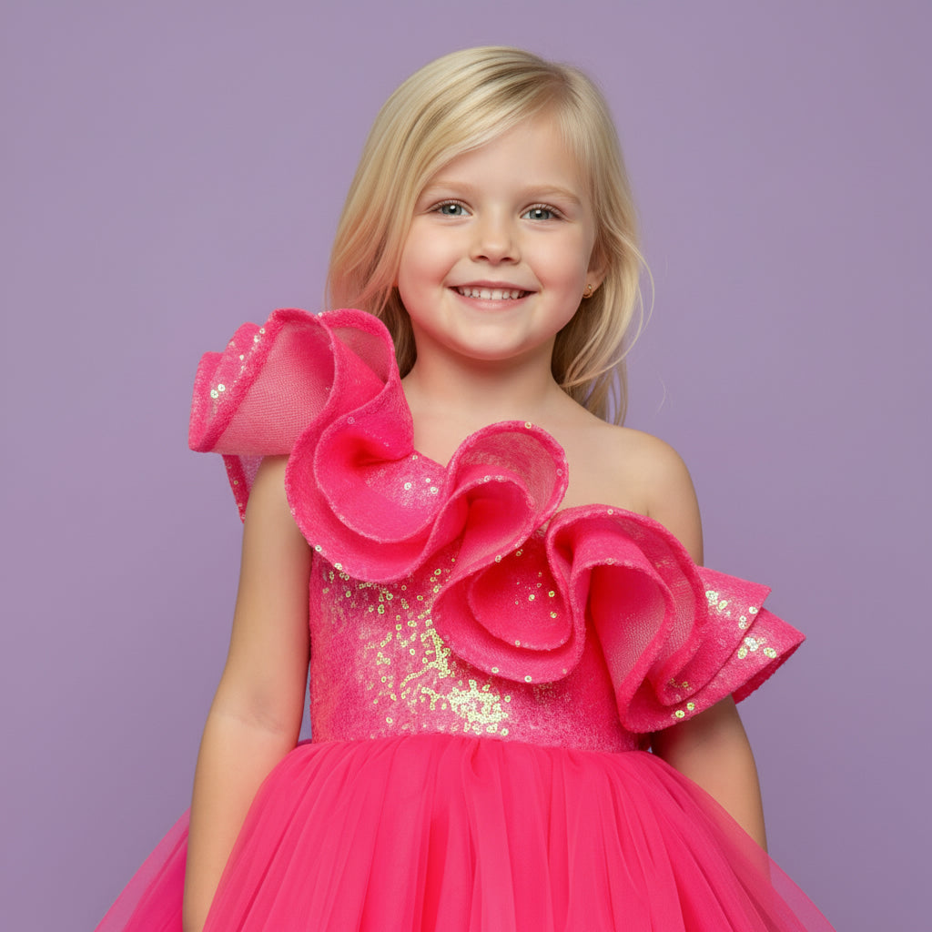 Barbie Feestjurk | Fuchsia