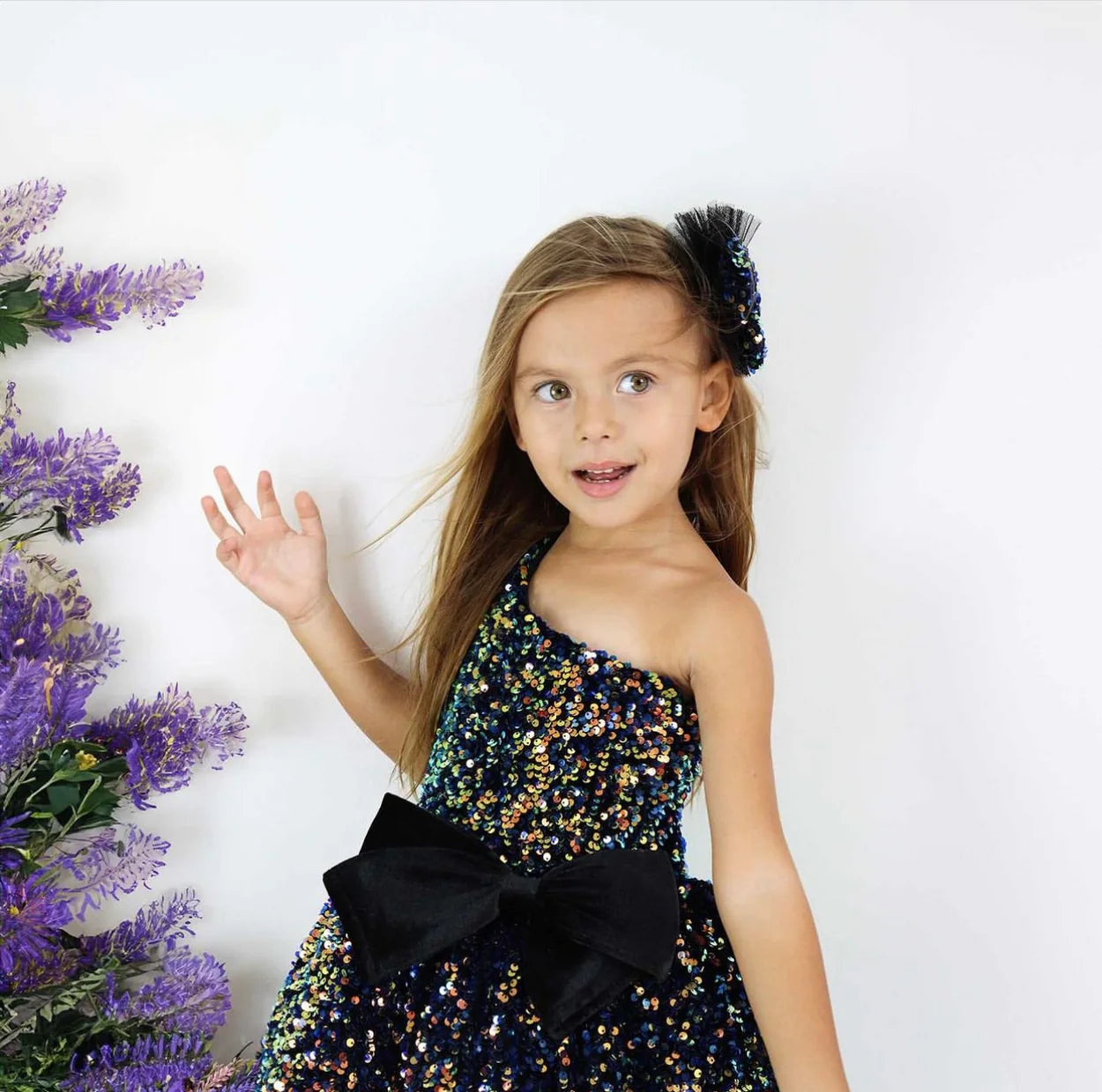 Laila Feestjurk - Zwart